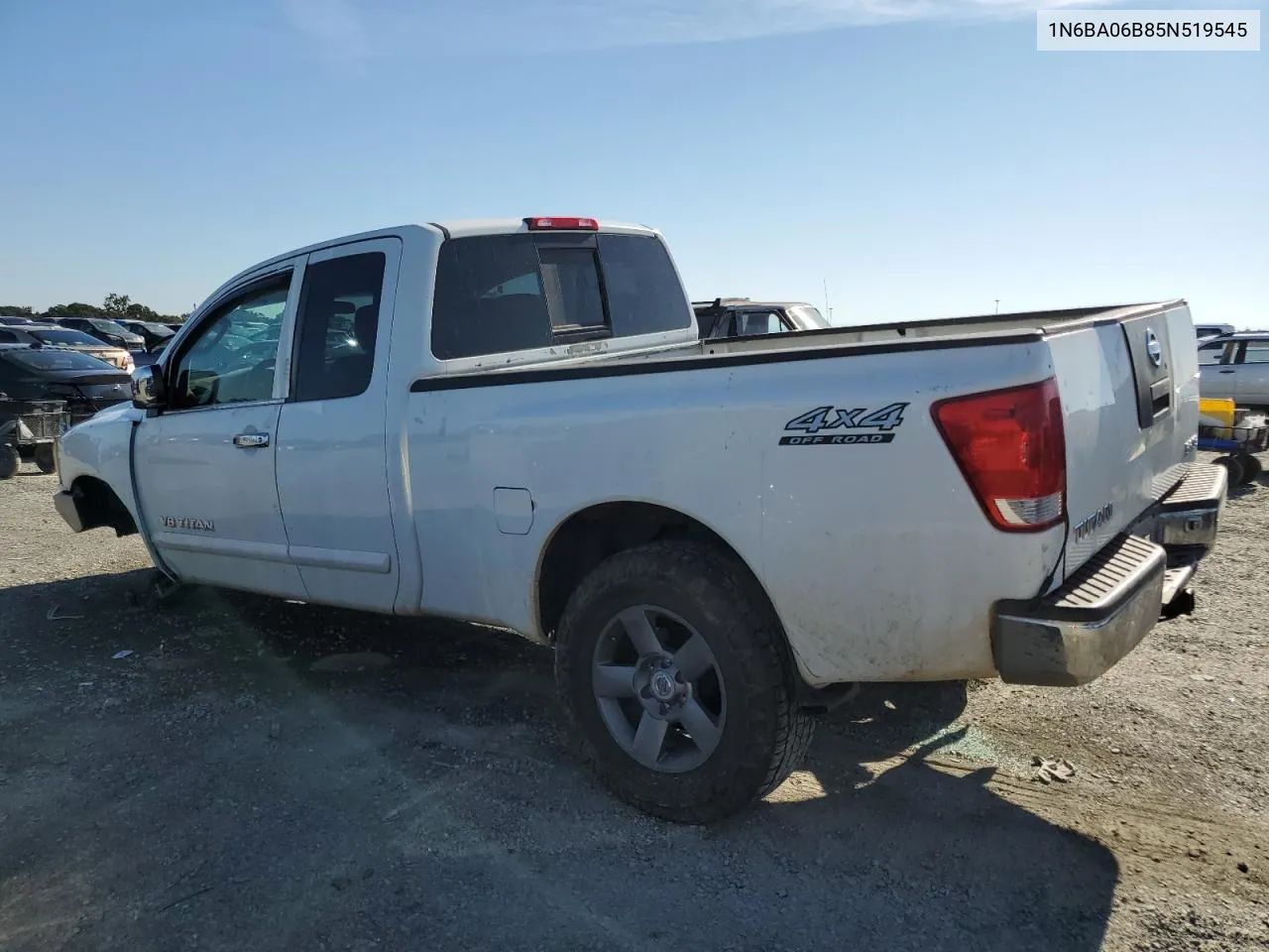 2005 Nissan Titan Xe VIN: 1N6BA06B85N519545 Lot: 68949964