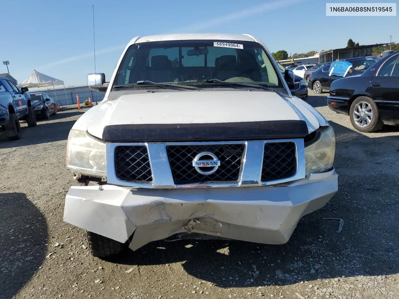 2005 Nissan Titan Xe VIN: 1N6BA06B85N519545 Lot: 68949964