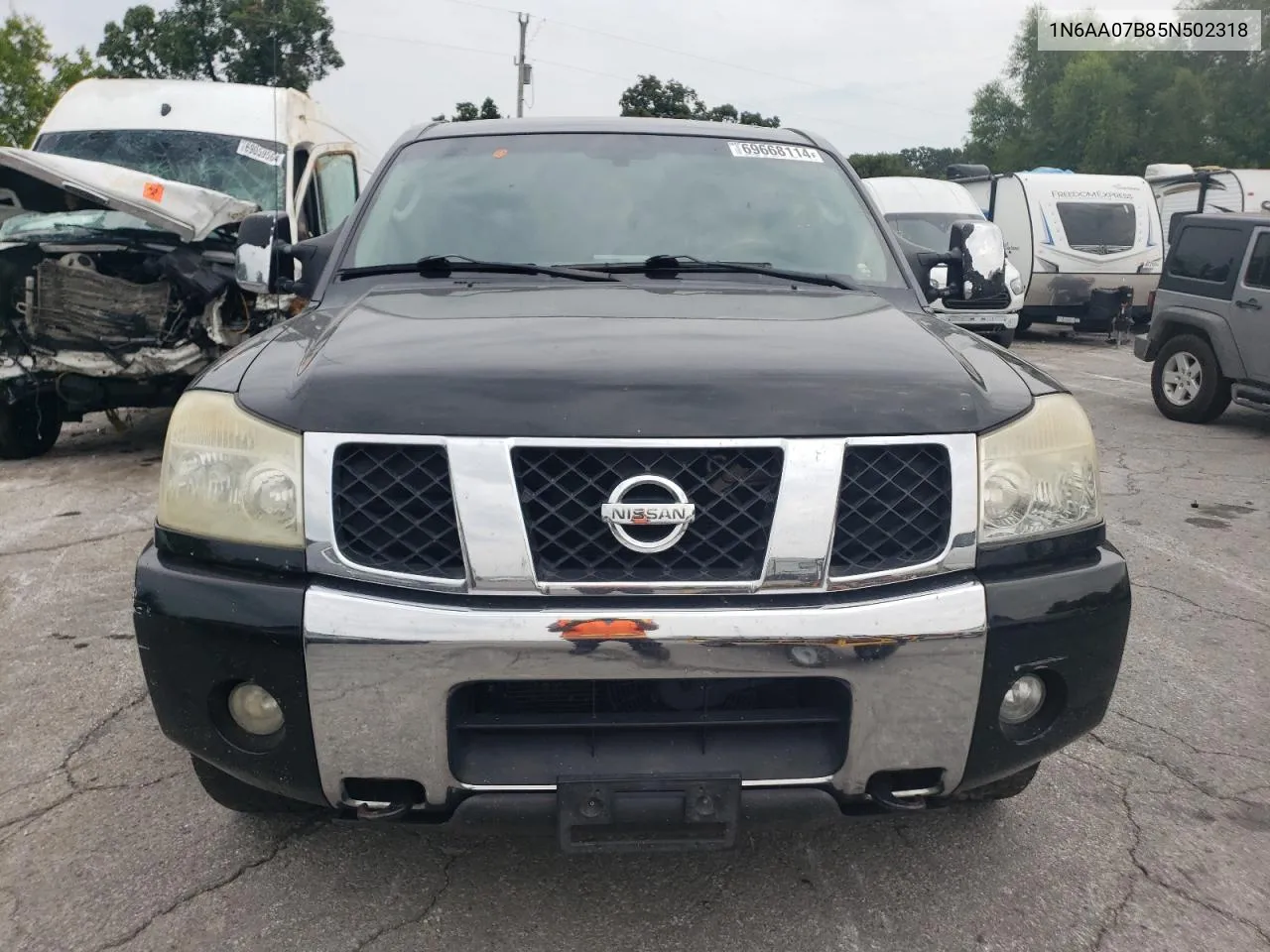 2005 Nissan Titan Xe VIN: 1N6AA07B85N502318 Lot: 69668114