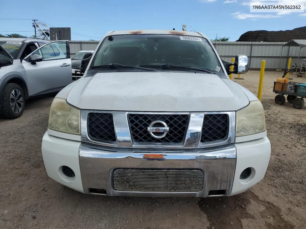 2005 Nissan Titan Xe VIN: 1N6AA07A45N562362 Lot: 70682294