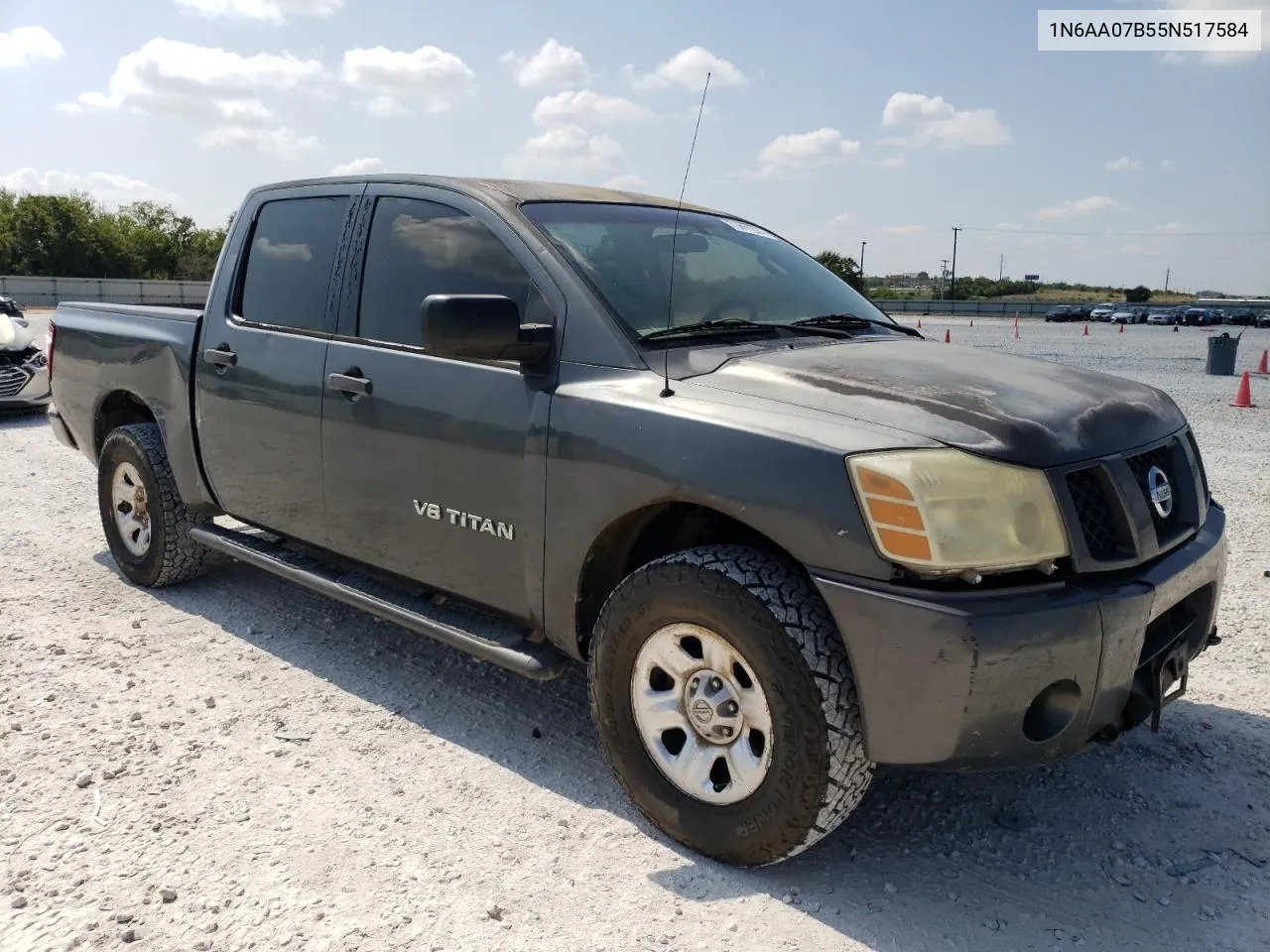 2005 Nissan Titan Xe VIN: 1N6AA07B55N517584 Lot: 71411244