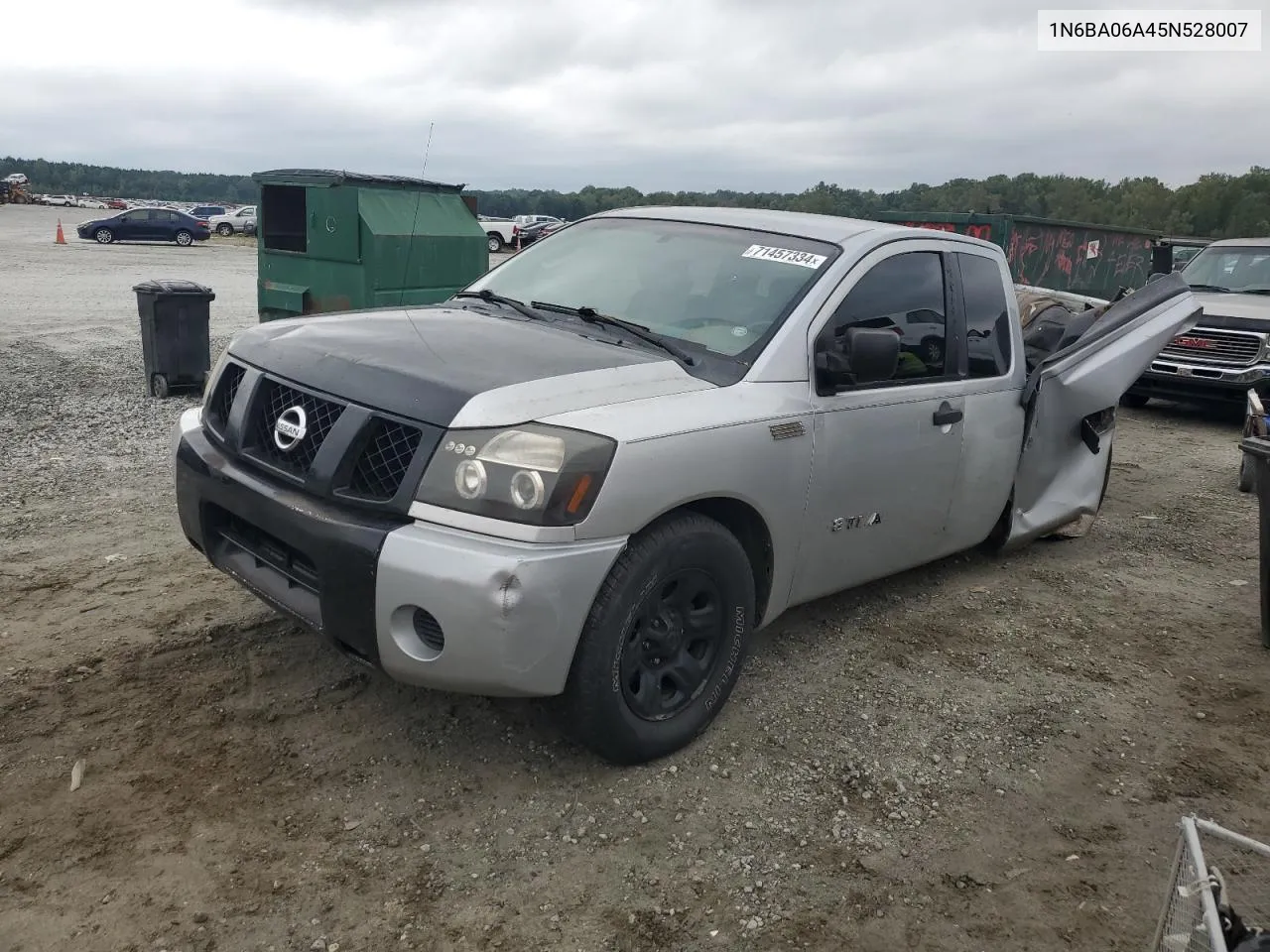 2005 Nissan Titan Xe VIN: 1N6BA06A45N528007 Lot: 71457334