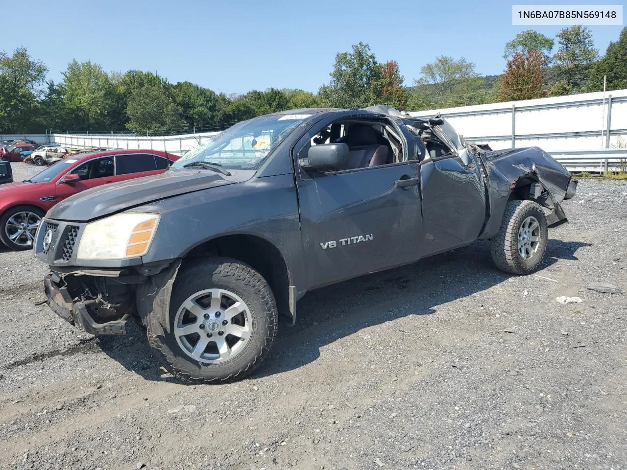 2005 Nissan Titan Xe VIN: 1N6BA07B85N569148 Lot: 71505414