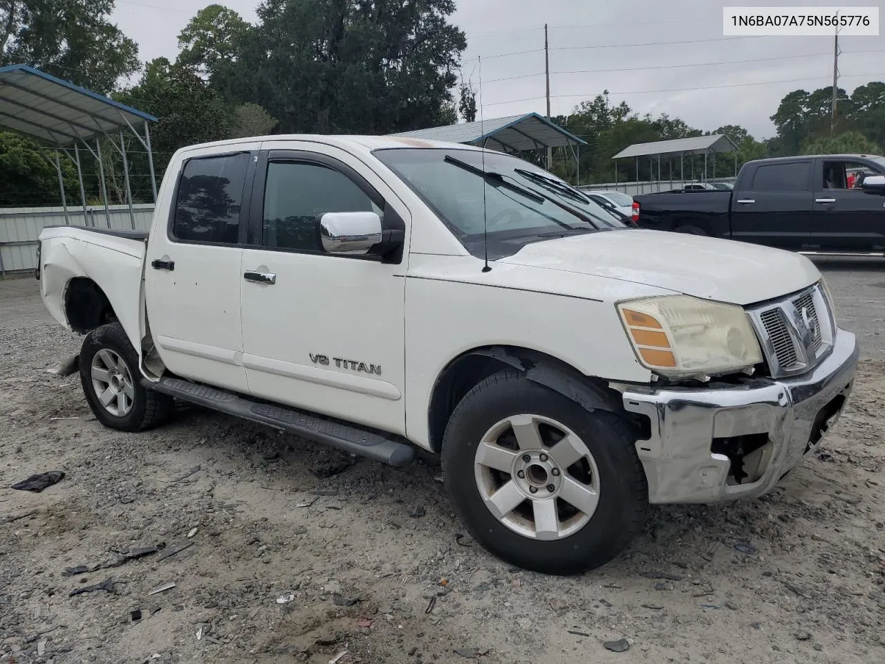 2005 Nissan Titan Xe VIN: 1N6BA07A75N565776 Lot: 71960194