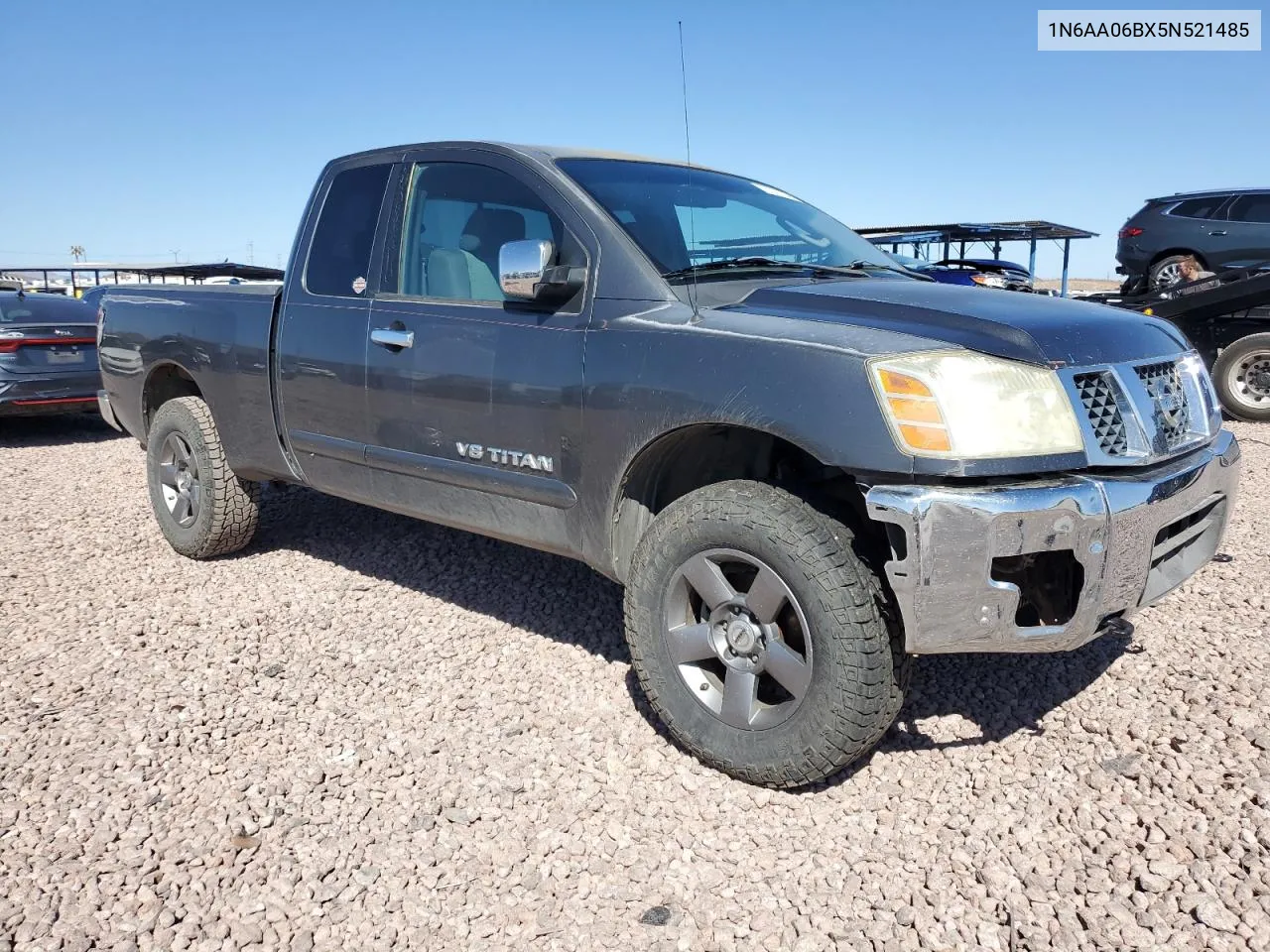 2005 Nissan Titan Xe VIN: 1N6AA06BX5N521485 Lot: 72116134