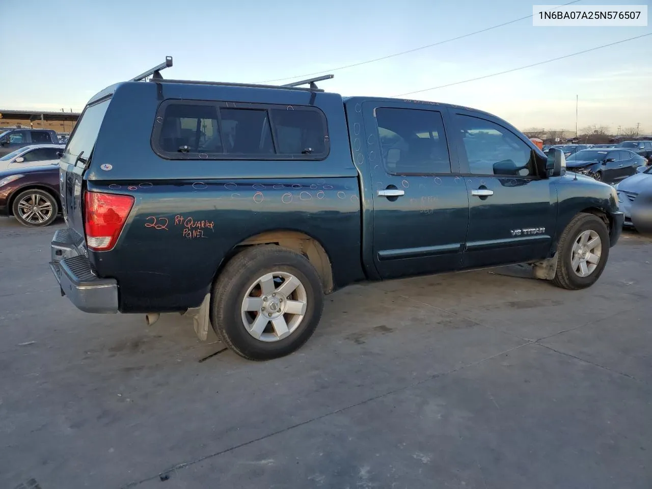 2005 Nissan Titan Xe VIN: 1N6BA07A25N576507 Lot: 72465552