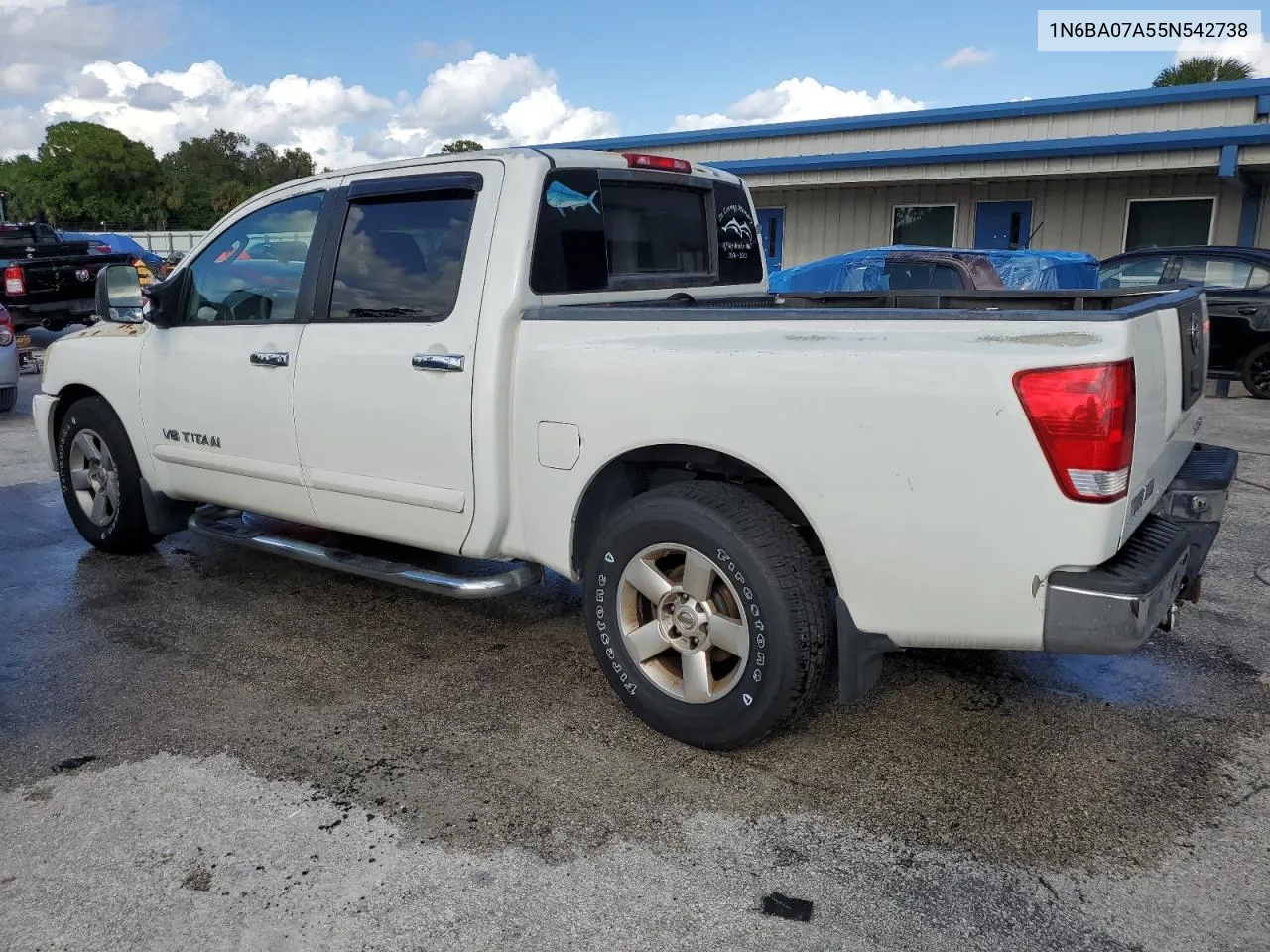 2005 Nissan Titan Xe VIN: 1N6BA07A55N542738 Lot: 72520864