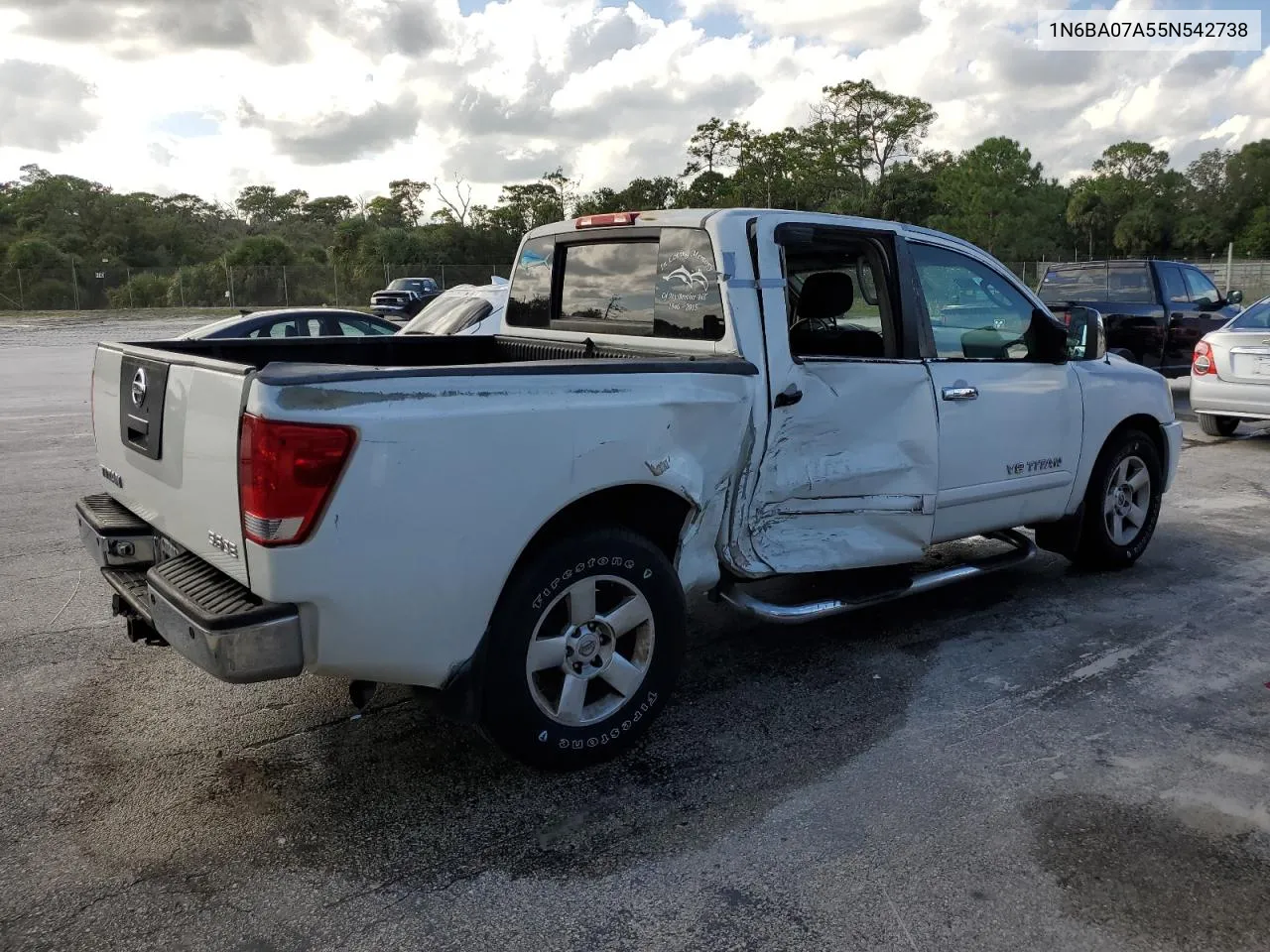 2005 Nissan Titan Xe VIN: 1N6BA07A55N542738 Lot: 72520864