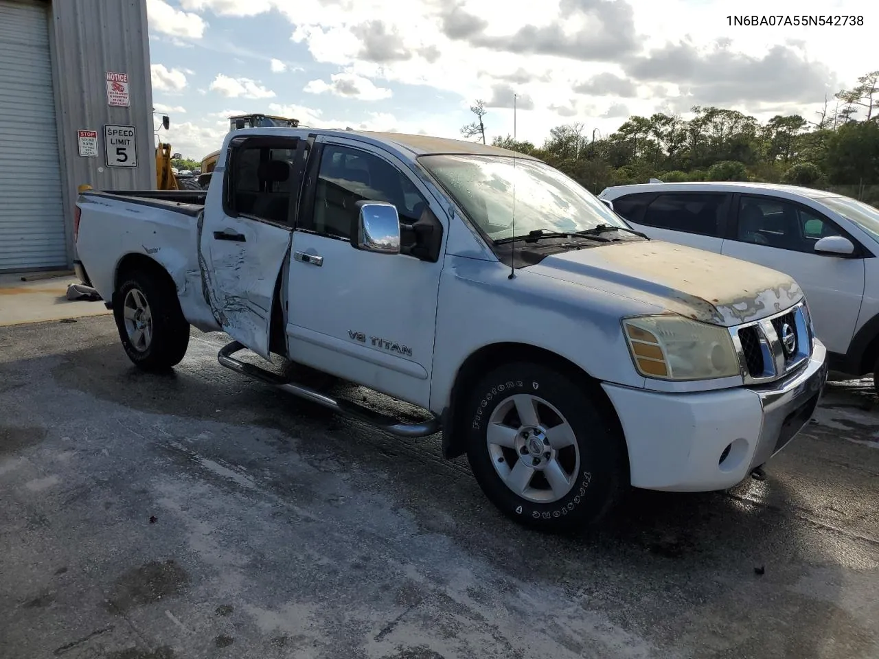 2005 Nissan Titan Xe VIN: 1N6BA07A55N542738 Lot: 72520864