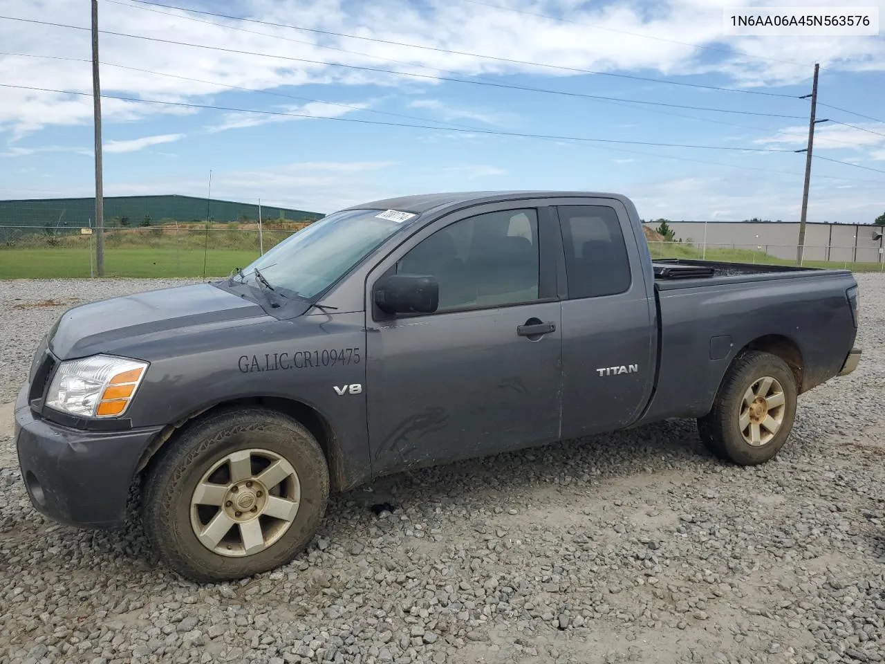 2005 Nissan Titan Xe VIN: 1N6AA06A45N563576 Lot: 72881714