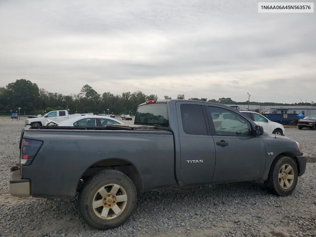 2005 Nissan Titan Xe VIN: 1N6AA06A45N563576 Lot: 72881714