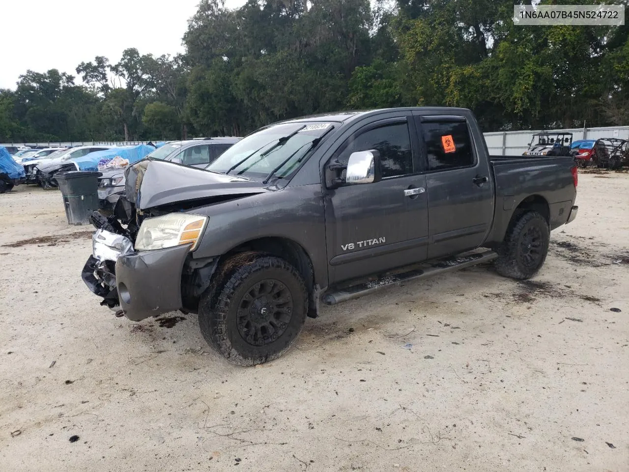 2005 Nissan Titan Xe VIN: 1N6AA07B45N524722 Lot: 73218824