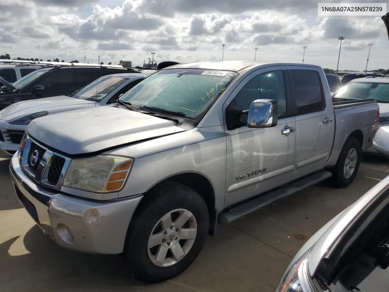 2005 Nissan Titan Xe VIN: 1N6BA07A25N578239 Lot: 73878314