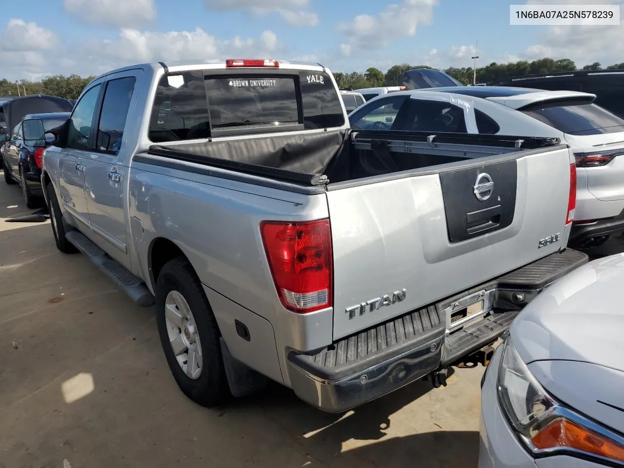 2005 Nissan Titan Xe VIN: 1N6BA07A25N578239 Lot: 73878314