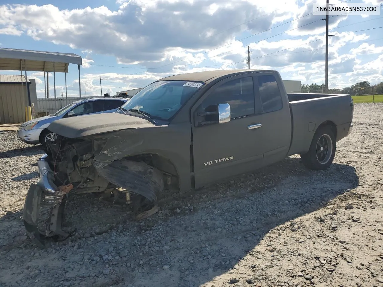 2005 Nissan Titan Xe VIN: 1N6BA06A05N537030 Lot: 74201214