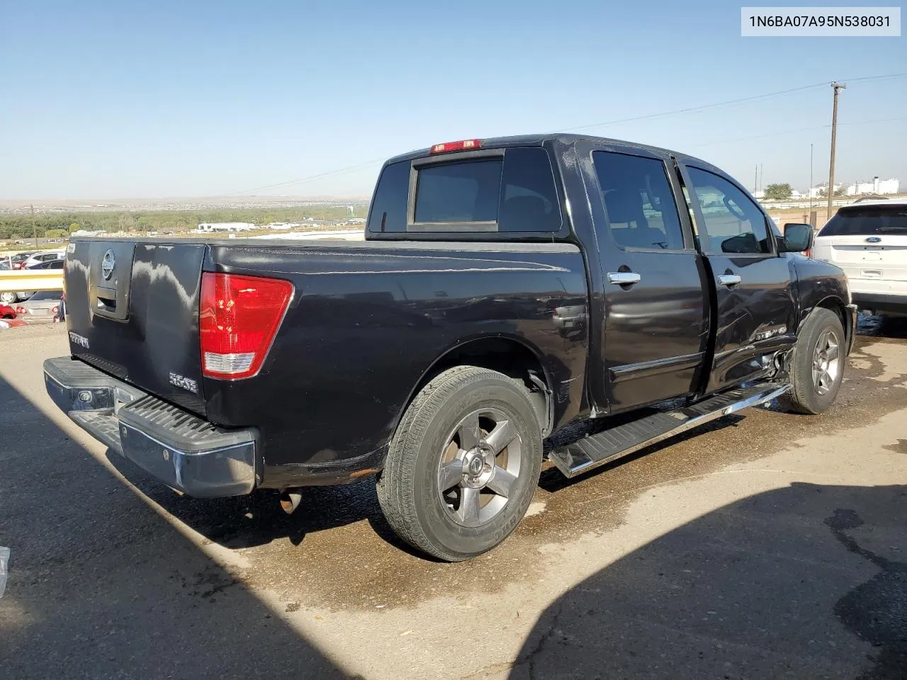 2005 Nissan Titan Xe VIN: 1N6BA07A95N538031 Lot: 74231634