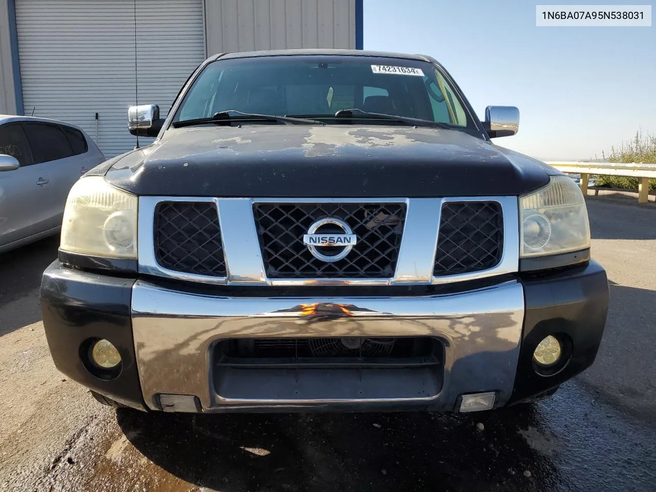 2005 Nissan Titan Xe VIN: 1N6BA07A95N538031 Lot: 74231634