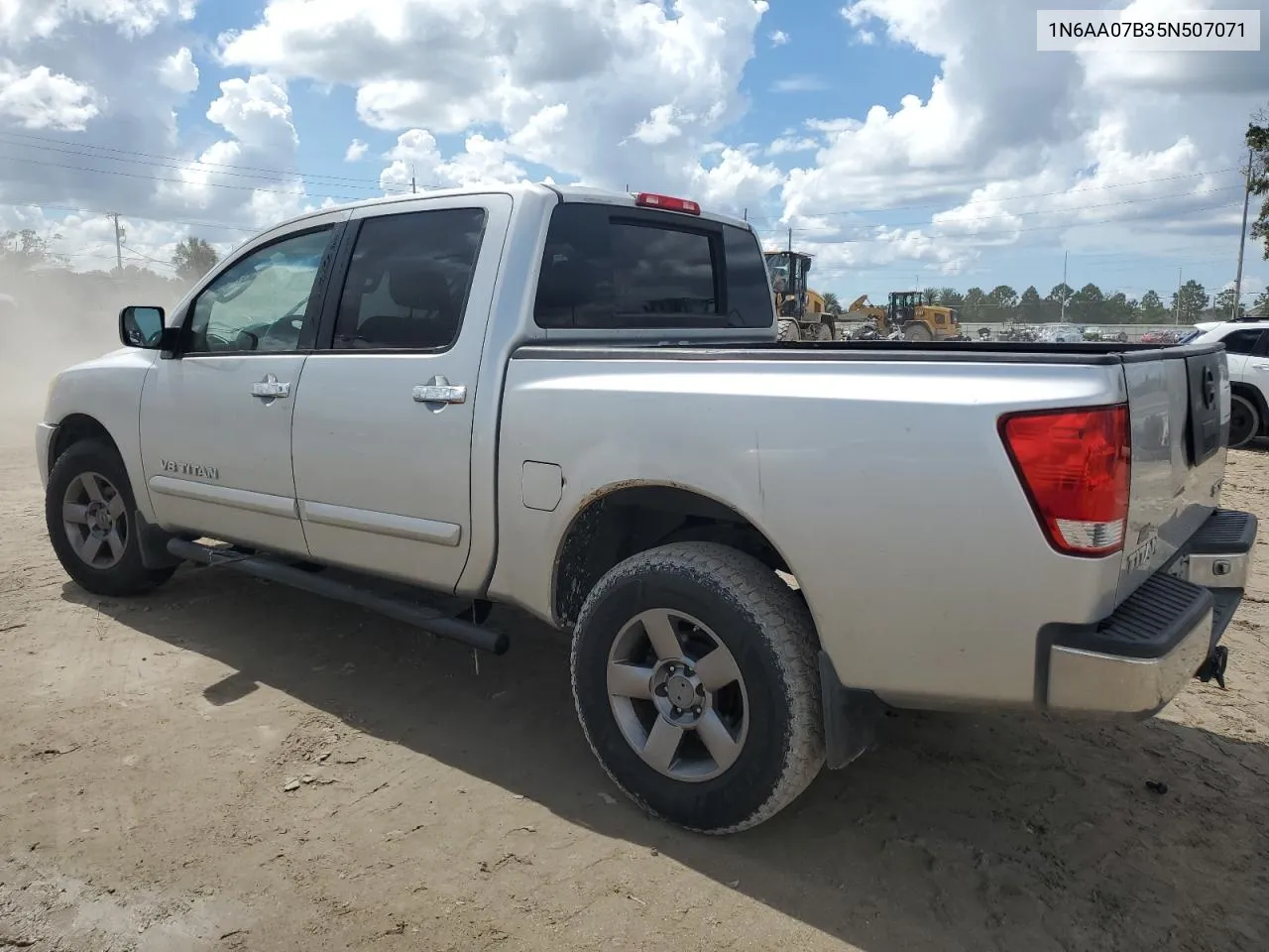 2005 Nissan Titan Xe VIN: 1N6AA07B35N507071 Lot: 74371964