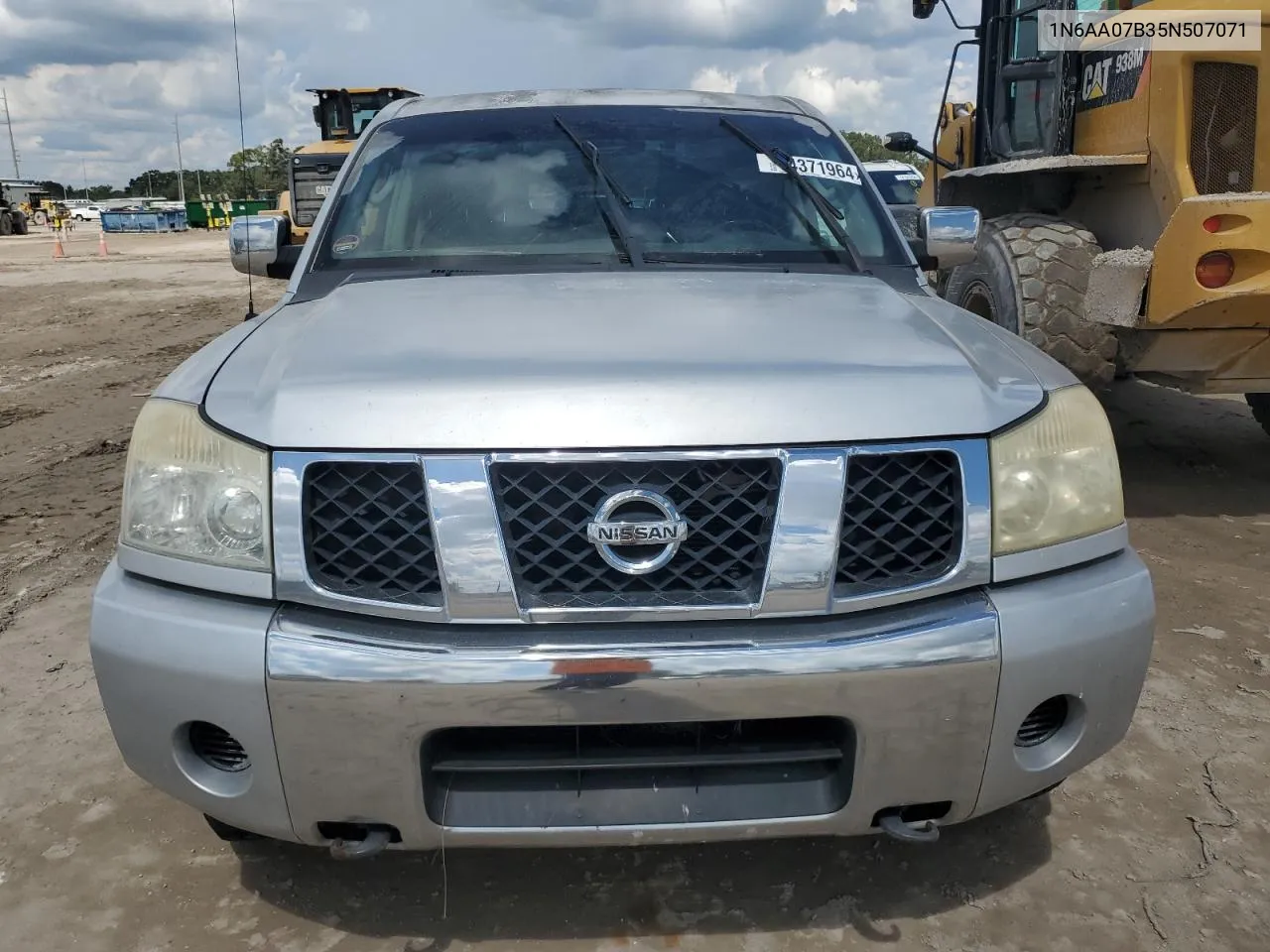 2005 Nissan Titan Xe VIN: 1N6AA07B35N507071 Lot: 74371964