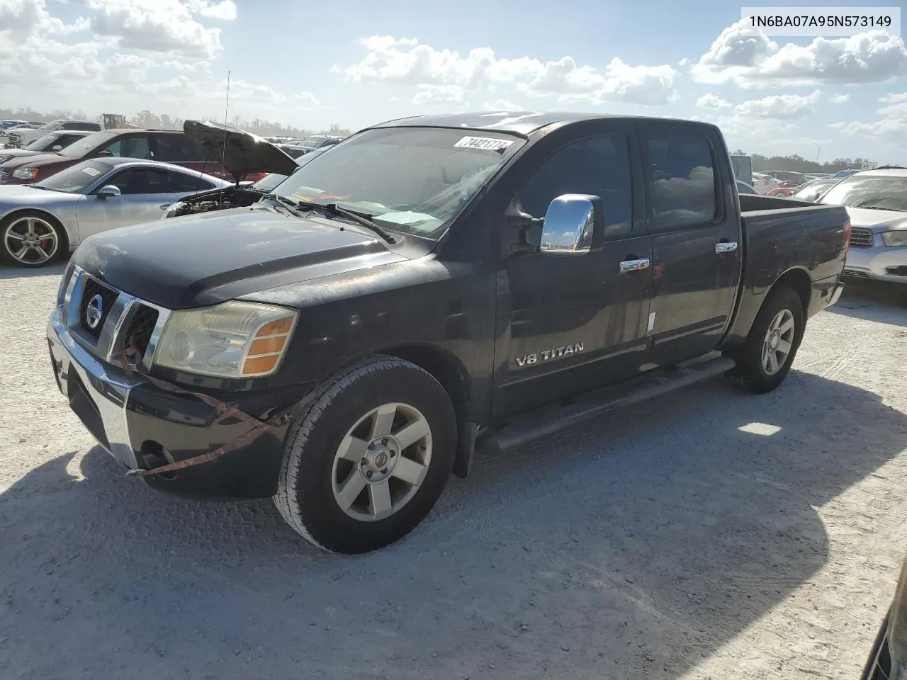 2005 Nissan Titan Xe VIN: 1N6BA07A95N573149 Lot: 74421774