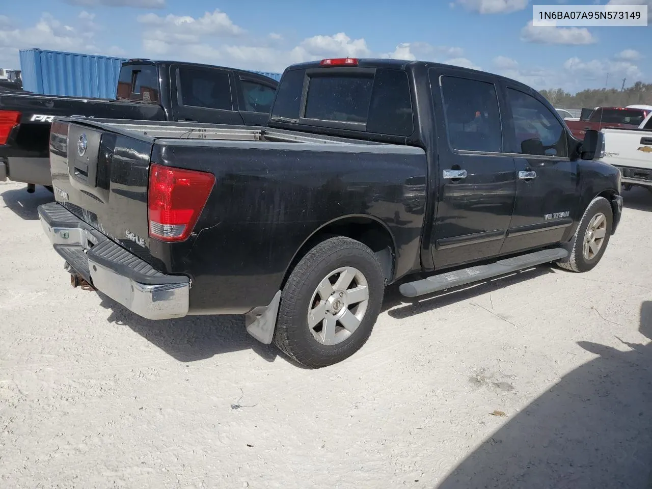 2005 Nissan Titan Xe VIN: 1N6BA07A95N573149 Lot: 74421774