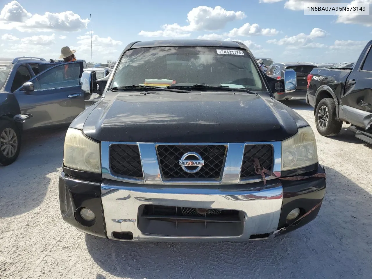 2005 Nissan Titan Xe VIN: 1N6BA07A95N573149 Lot: 74421774