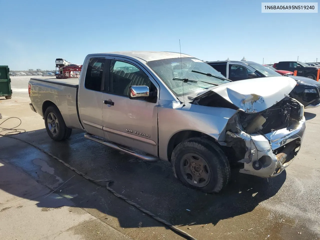 2005 Nissan Titan Xe VIN: 1N6BA06A95N519240 Lot: 74912494