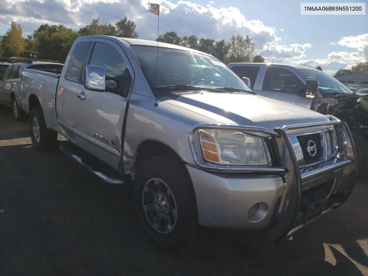 2005 Nissan Titan Xe VIN: 1N6AA06B85N551200 Lot: 74948874