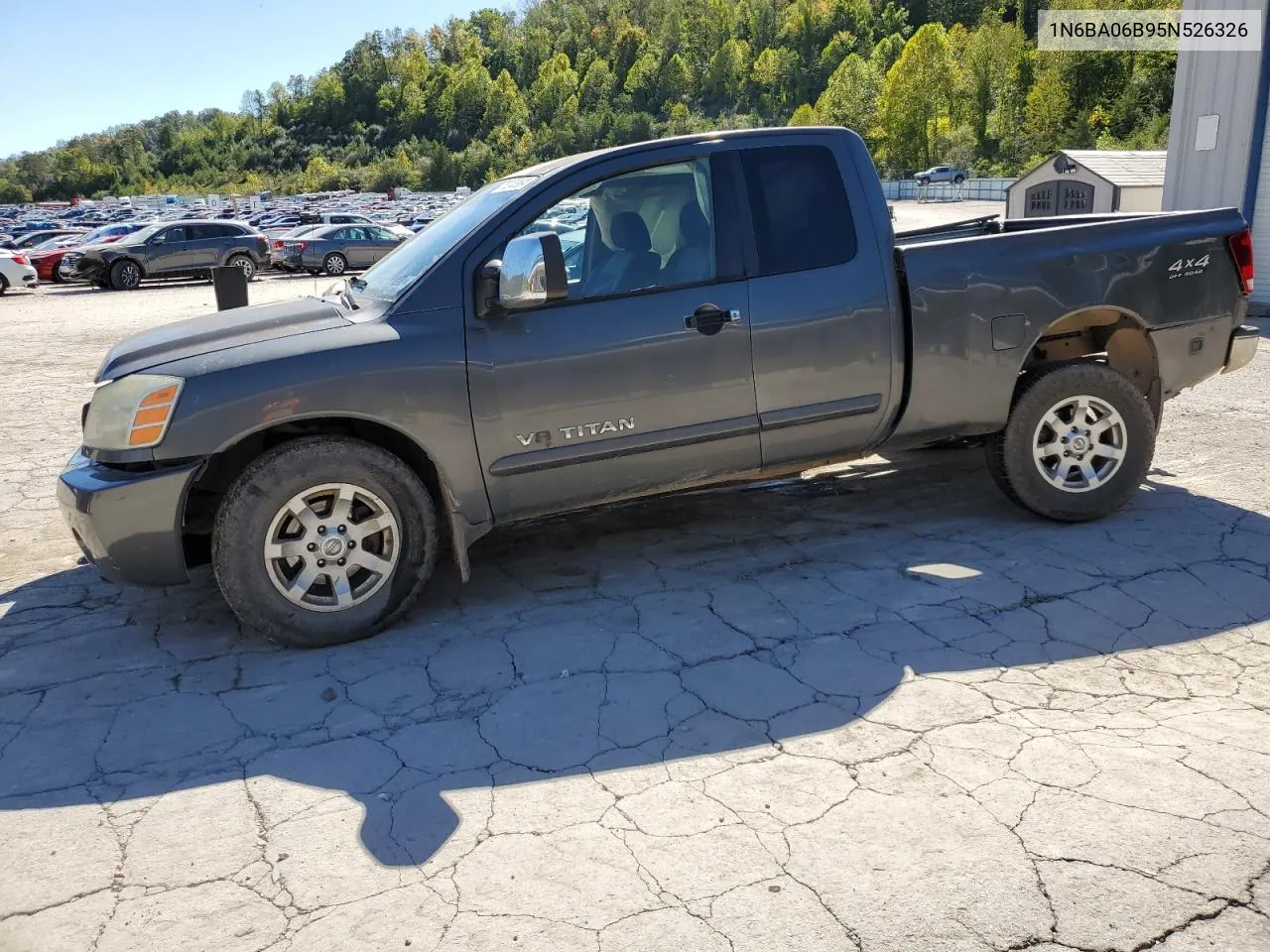 2005 Nissan Titan Xe VIN: 1N6BA06B95N526326 Lot: 75247964