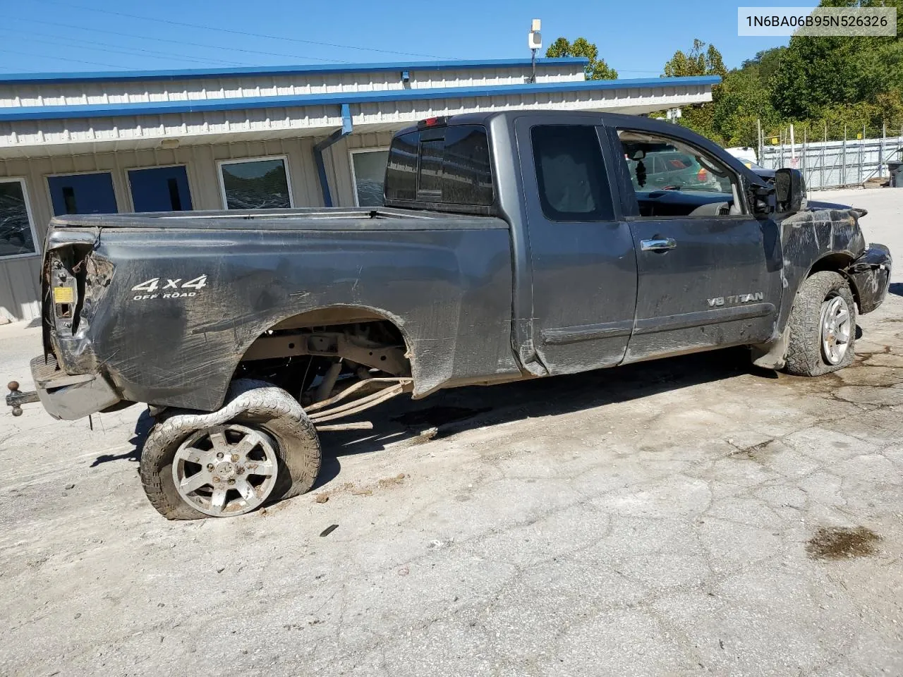 2005 Nissan Titan Xe VIN: 1N6BA06B95N526326 Lot: 75247964