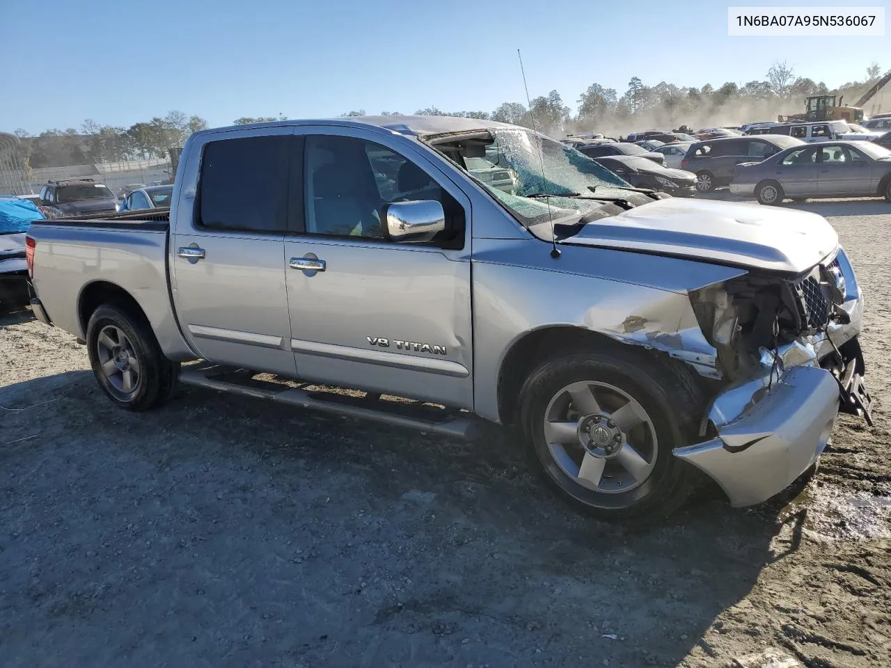 2005 Nissan Titan Xe VIN: 1N6BA07A95N536067 Lot: 75633074