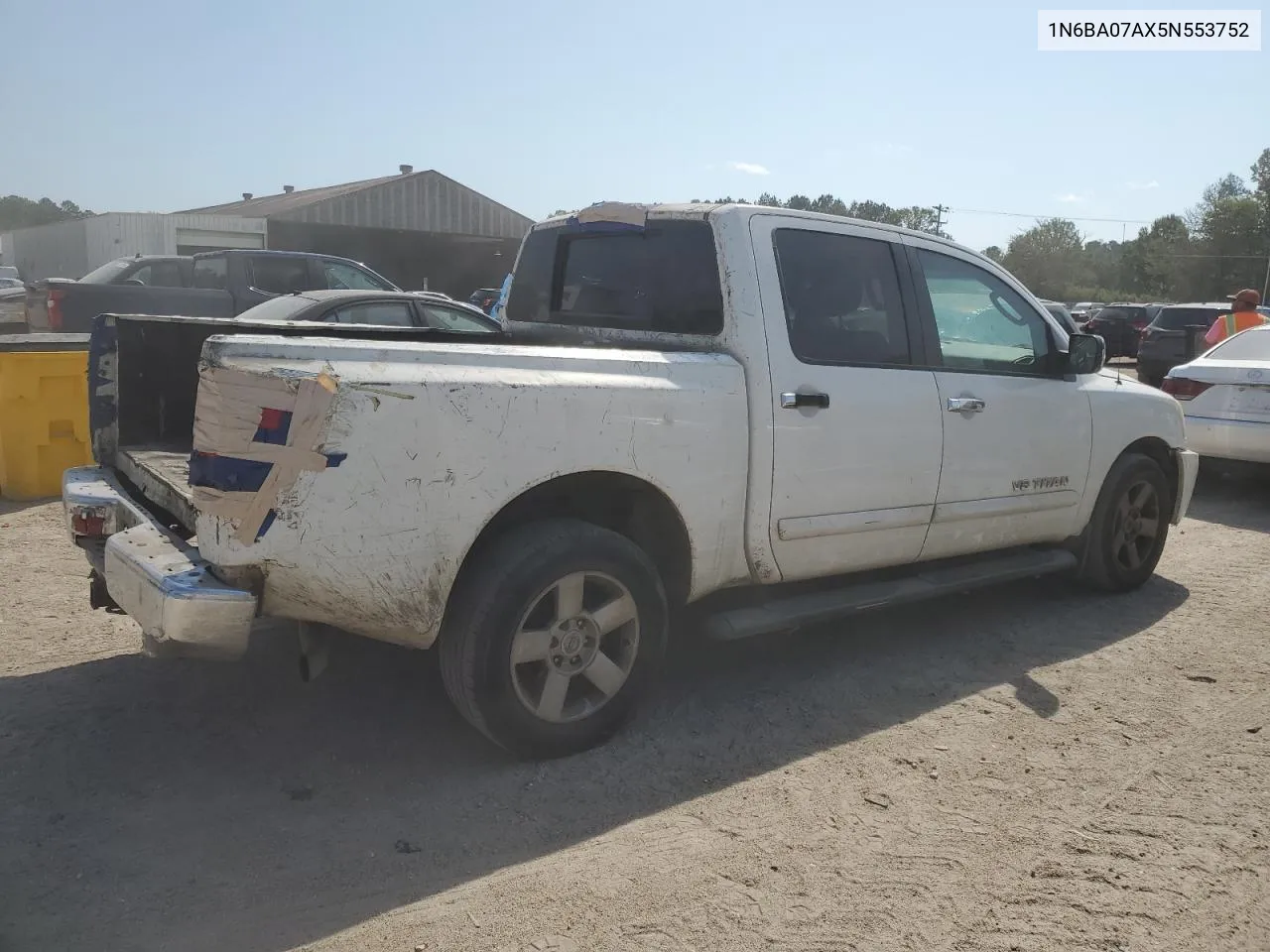 2005 Nissan Titan Xe VIN: 1N6BA07AX5N553752 Lot: 75901924