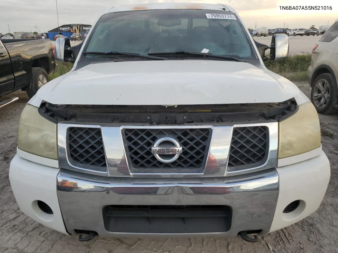 2005 Nissan Titan Xe VIN: 1N6BA07A55N521016 Lot: 75953774