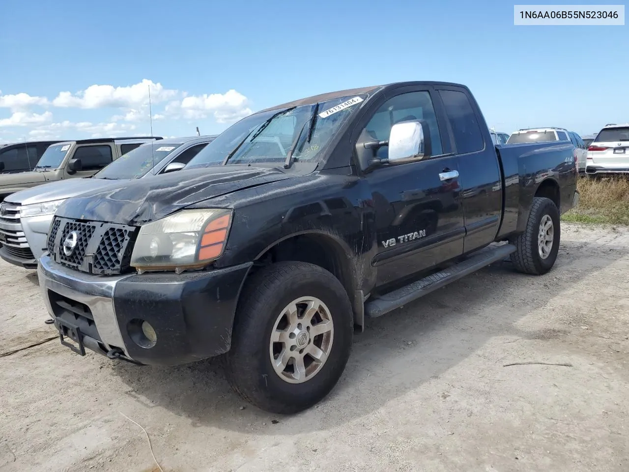 2005 Nissan Titan Xe VIN: 1N6AA06B55N523046 Lot: 76131404