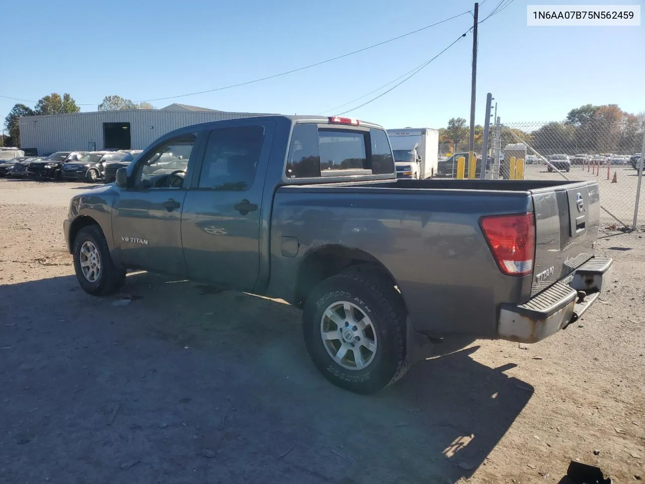 2005 Nissan Titan Xe VIN: 1N6AA07B75N562459 Lot: 76624684