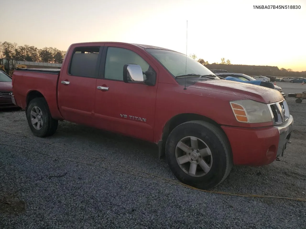 2005 Nissan Titan Xe VIN: 1N6BA07B45N518830 Lot: 77605994