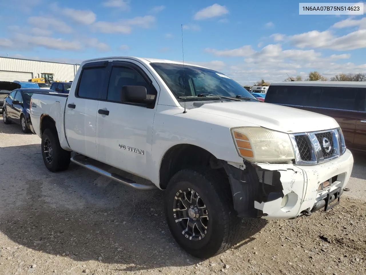 2005 Nissan Titan Xe VIN: 1N6AA07B75N514623 Lot: 78313694