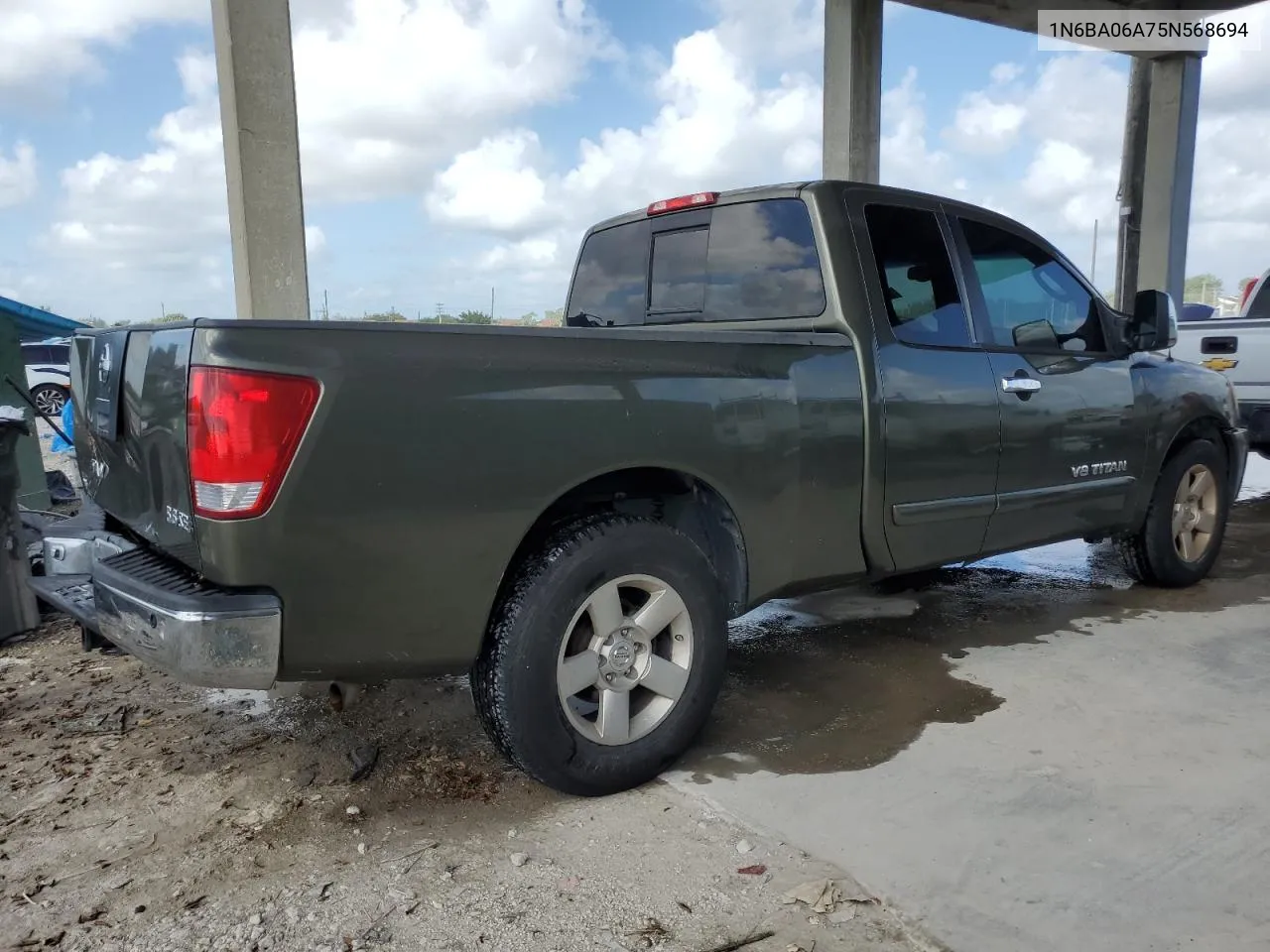 2005 Nissan Titan Xe VIN: 1N6BA06A75N568694 Lot: 78413494