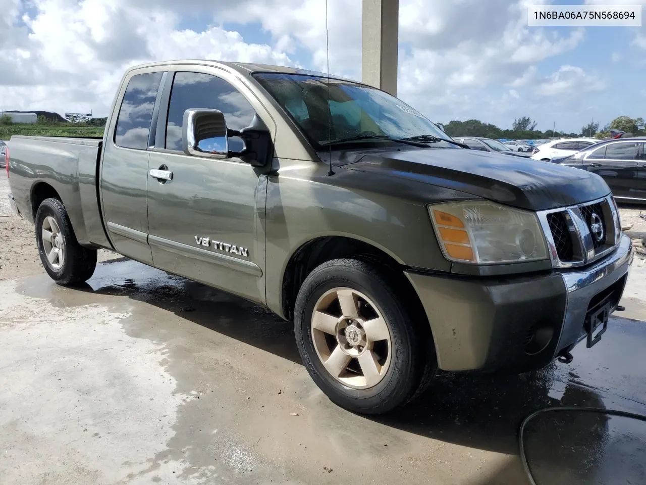 2005 Nissan Titan Xe VIN: 1N6BA06A75N568694 Lot: 78413494