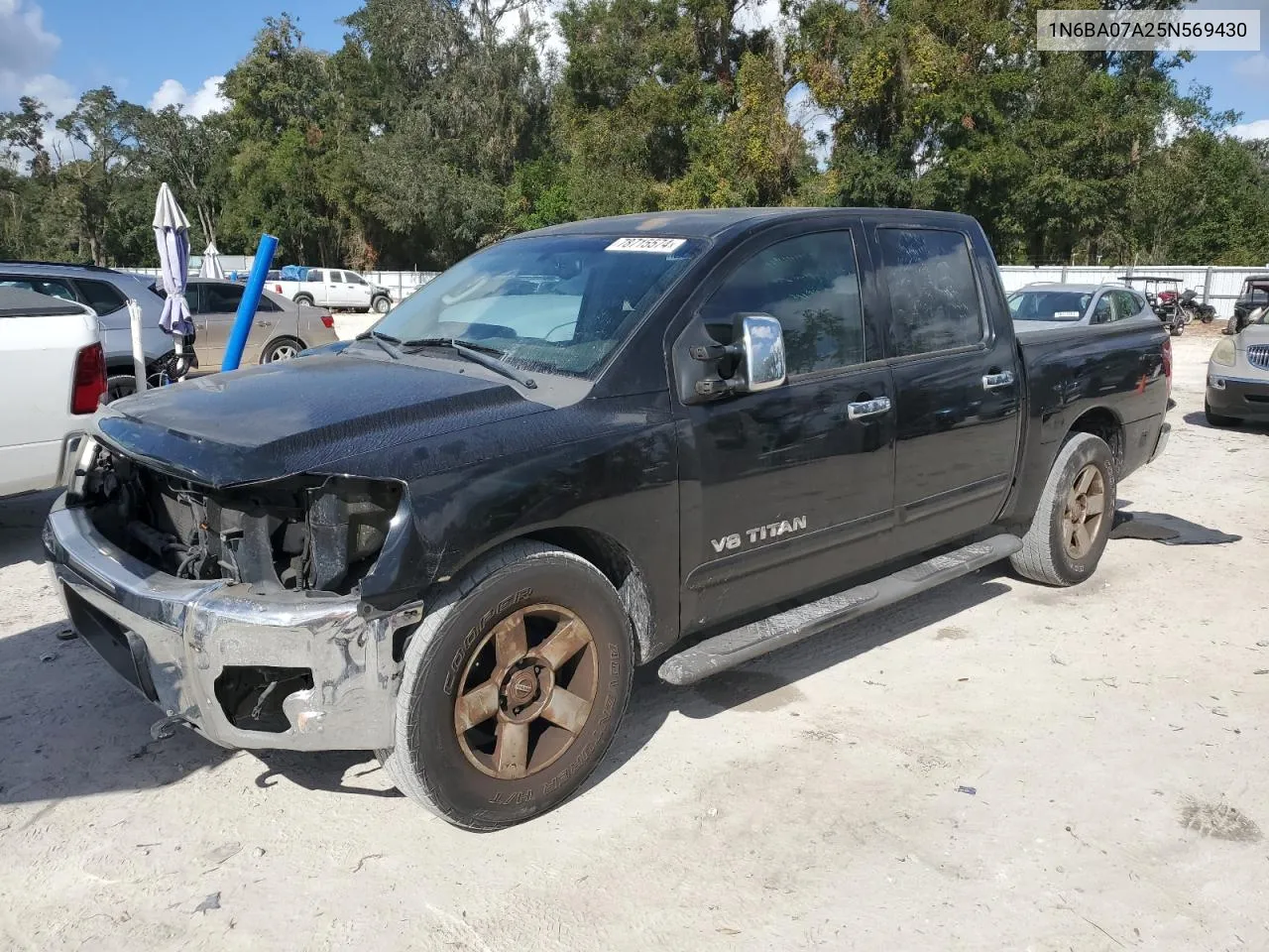 2005 Nissan Titan Xe VIN: 1N6BA07A25N569430 Lot: 78715574