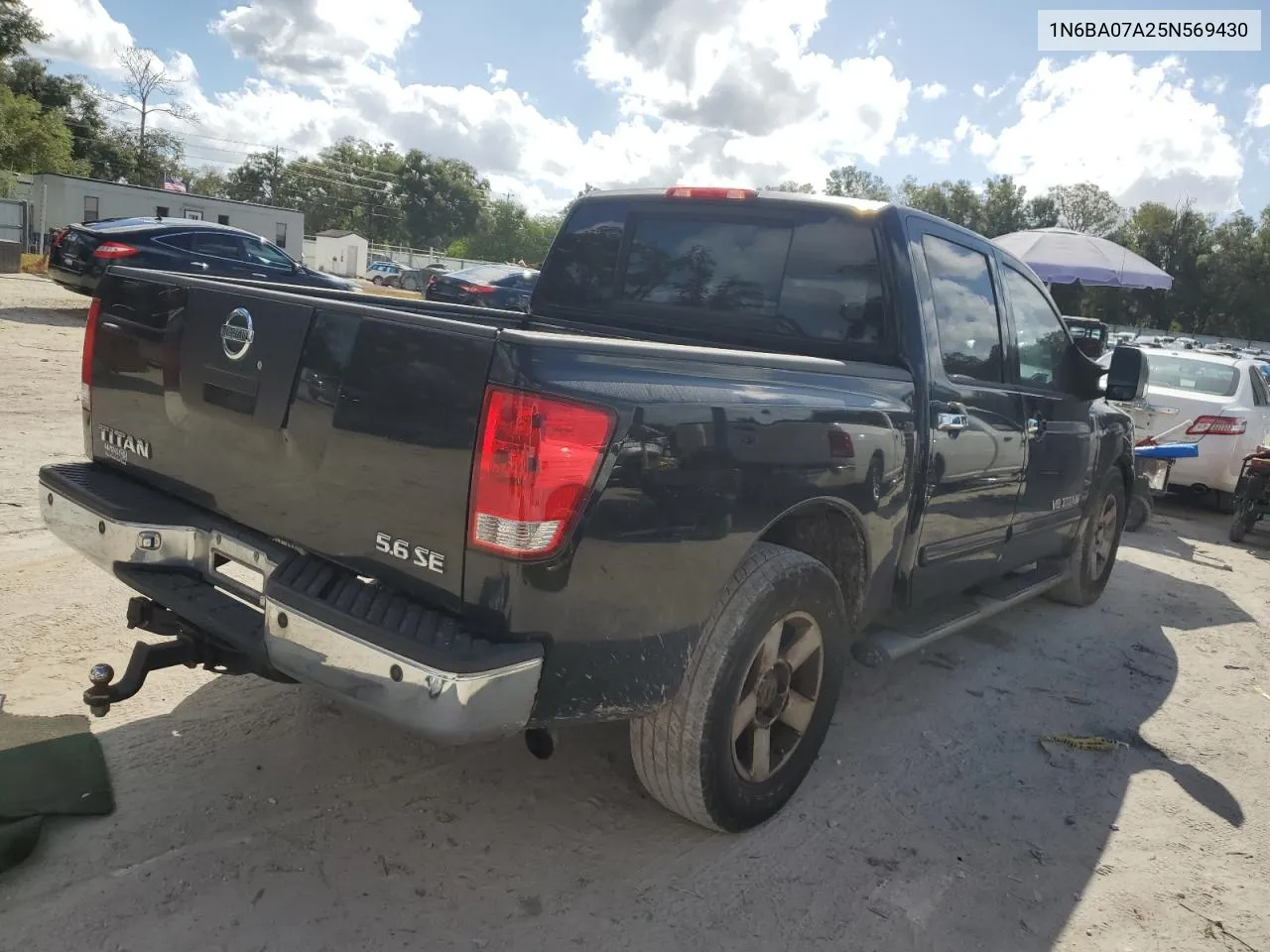 2005 Nissan Titan Xe VIN: 1N6BA07A25N569430 Lot: 78715574