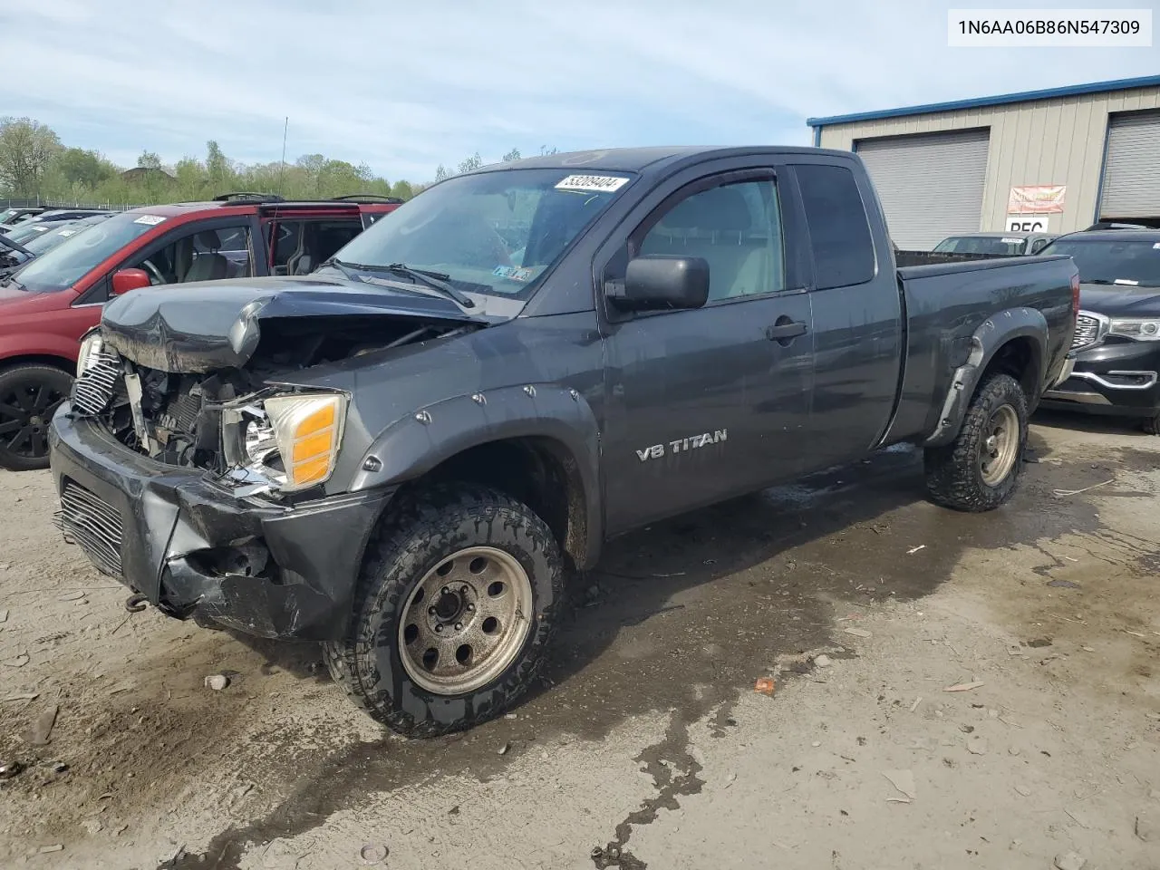 2006 Nissan Titan Xe VIN: 1N6AA06B86N547309 Lot: 53209404