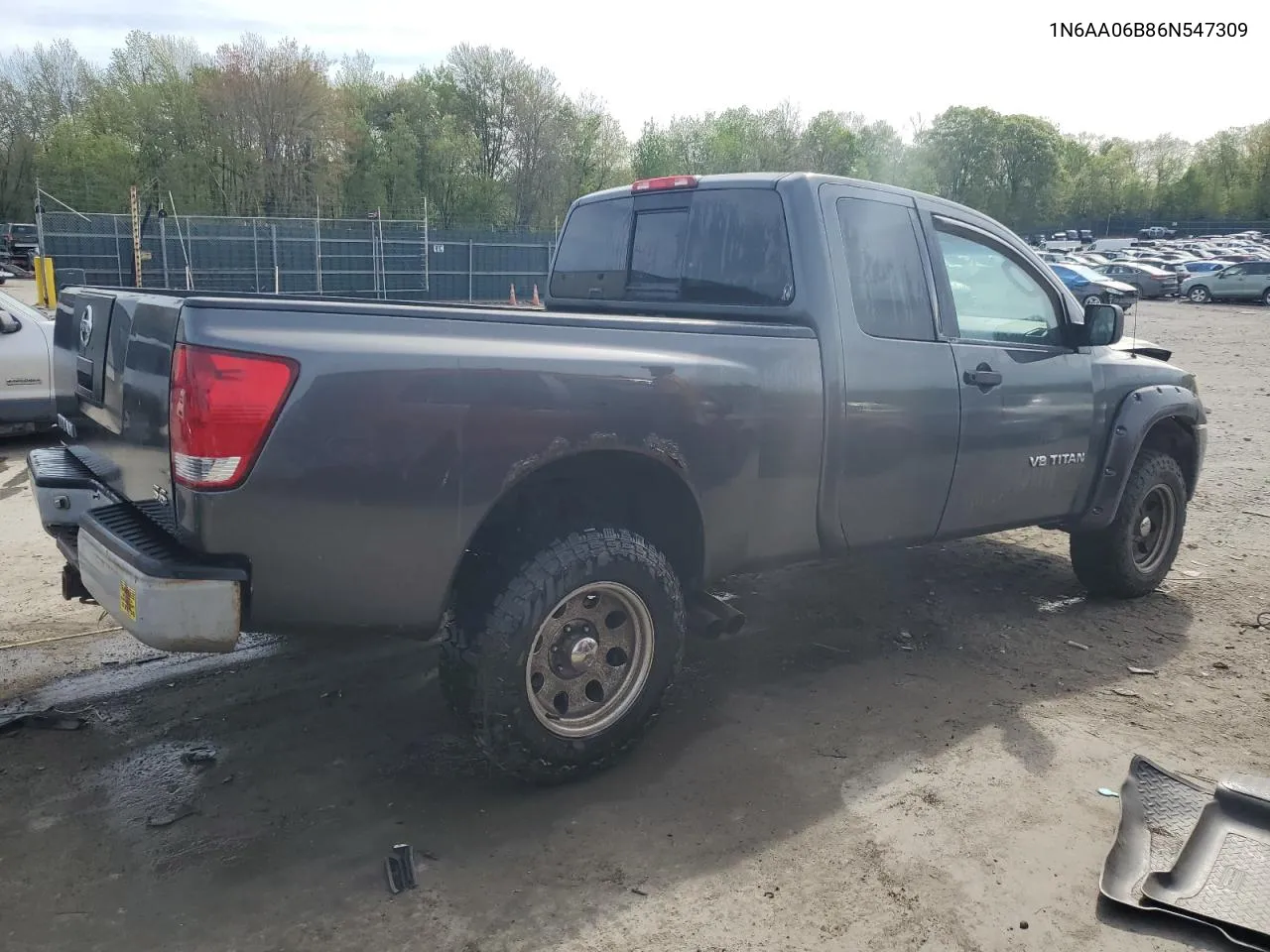 2006 Nissan Titan Xe VIN: 1N6AA06B86N547309 Lot: 53209404