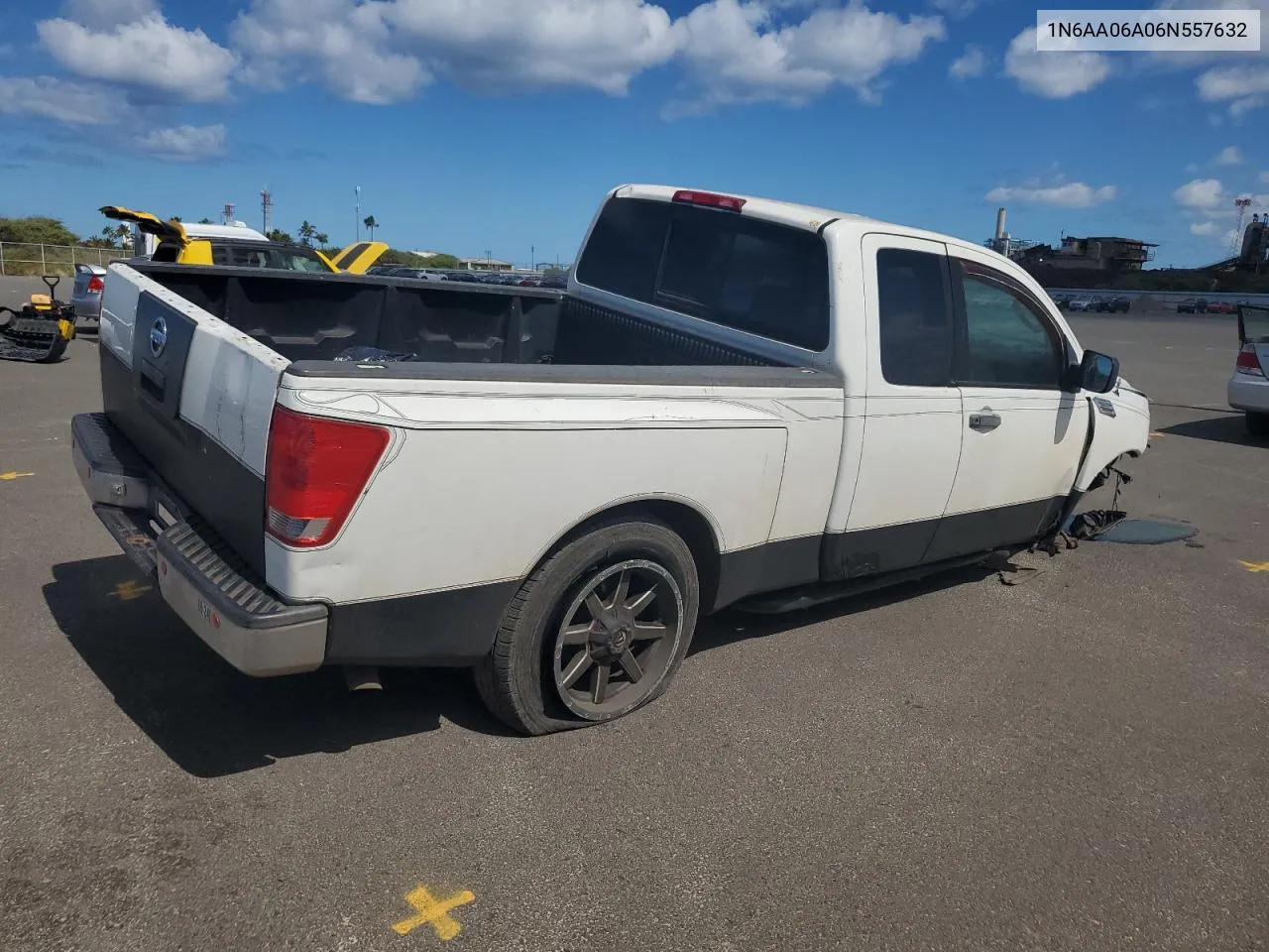 2006 Nissan Titan Xe VIN: 1N6AA06A06N557632 Lot: 61531024