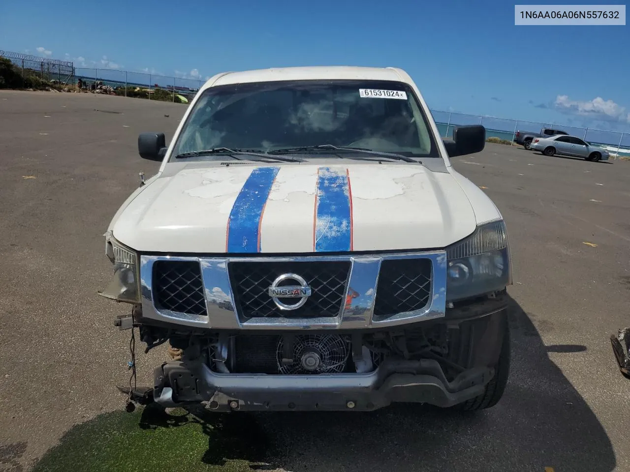 2006 Nissan Titan Xe VIN: 1N6AA06A06N557632 Lot: 61531024