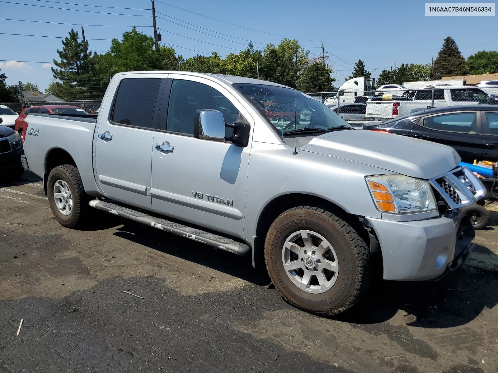 2006 Nissan Titan Xe VIN: 1N6AA07B46N546334 Lot: 63026294