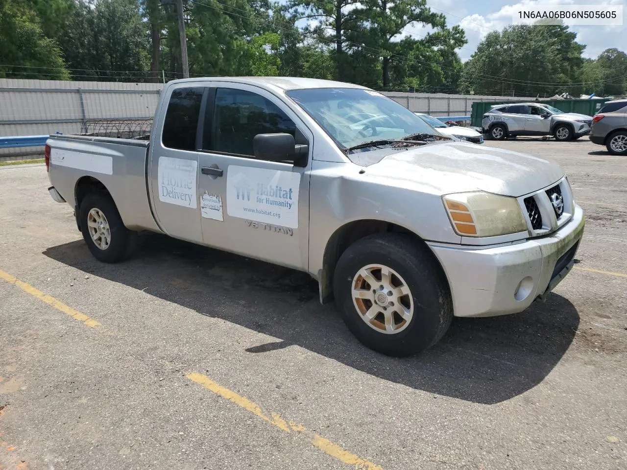 2006 Nissan Titan Xe VIN: 1N6AA06B06N505605 Lot: 65774754