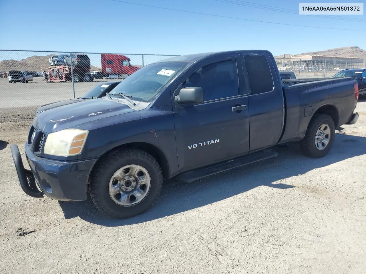 2006 Nissan Titan Xe VIN: 1N6AA06A66N501372 Lot: 66793744