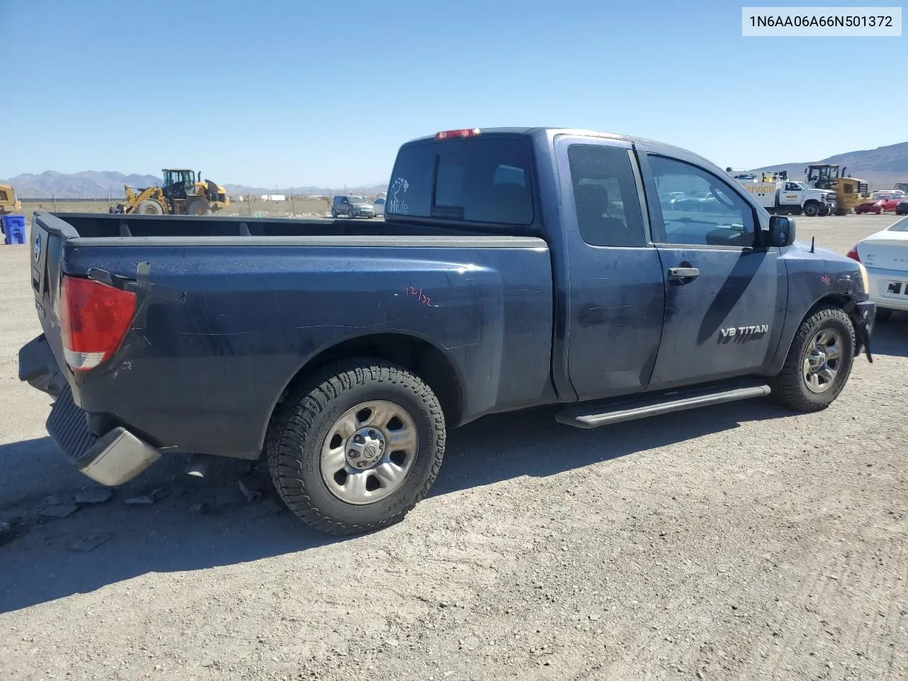 2006 Nissan Titan Xe VIN: 1N6AA06A66N501372 Lot: 66793744