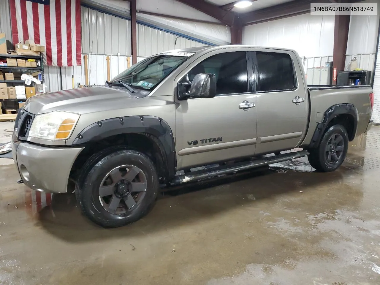 2006 Nissan Titan Xe VIN: 1N6BA07B86N518749 Lot: 67863184